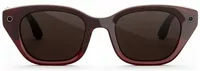 Meta Capri AI Smart Glasses Polarized Chocolate Lens Crimson