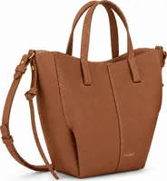 Polène Cyme Tote Nano Edition Textured Camel