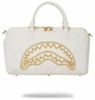 Sprayground Rivieria White Gold Mini Duffle White