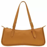 Longchamp Looong L Shoulder Bag Caramel