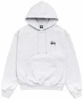 Basic Stussy Hoodie Ash Heather