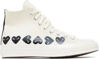 Converse Chuck Taylor All Star 70 Hi Comme des Garcons PLAY Multi-Heart Milk