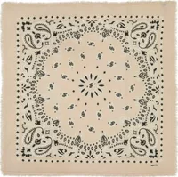 Cashmere Bandana Hachiko Bico Organic White