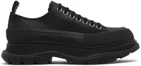Alexander McQueen Tread Slick Low Lace Up Leather Triple Black