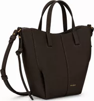 Polène Cyme Tote Nano Edition Textured Ebony