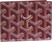 Goyard Insert Victoire Card Wallet Bordeaux