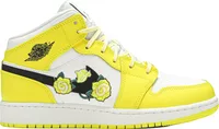 Nike Air Jordan 1 Mid Dynamic Yellow Floral (GS)