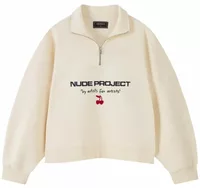 Nude Project Sport Quarter-Zip Marshmallow