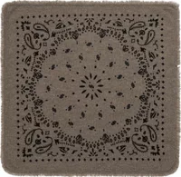 Small Cashmere Bandana Hachi Marl Khaki