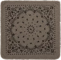 Kujten Small Cashmere Bandana Hachi Marl Khaki