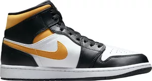 Nike Air Jordan 1 Mid White Pollen Black