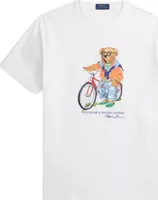 Custom Slim Fit Polo Bear Jersey T-Shirt White Summer Bear