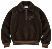 Nude Project Teddy Quarter-Zip Brown