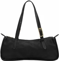 Longchamp Looong L Shoulder Bag Black