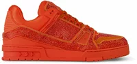 LV Trainer Orange Swarovksi Crystals