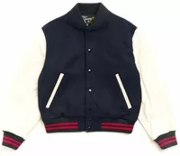 Stussy Wool Varsity Jacket Navy
