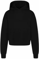 Skims Cotton Fleece Classic Hoodie Onyx