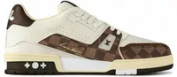 Louis Vuitton LV Trainer White Moka Brown