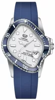 Laarvee Blue Fluoroelastomer Strap Blue & White