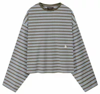 Nude Project The Networking Long-Sleeve Tee Light Blue