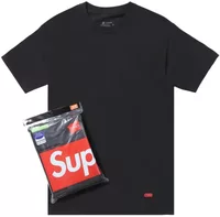x Hanes Tagless Tees (3 Pack) Black