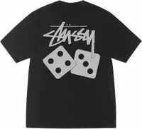 Stussy Dice Tee Pigment Dyed Black
