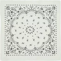 Cashmere Bandana Hachiko White