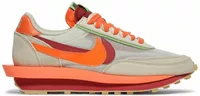 sacai CLOT Kiss of Death Net Orange Blaze