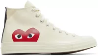 Converse Chuck Taylor All-Star 70 Hi Comme des Garcons PLAY White