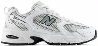White Silver Metallic Black Sole