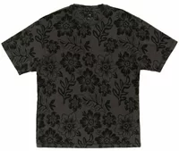 Stussy Lazy Floral Tee Vintage Black