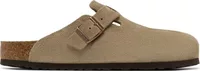 Boston Soft Footbed Suede Taupe