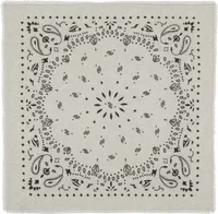 Cashmere Bandana Hachiko Oats White