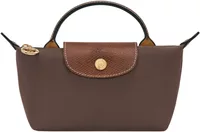 Longchamp Le Pliage Original Pouch with handle Mocha