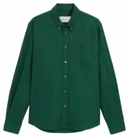 Ami De Coeur Cotton Shirt Bottle Green