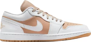 Nike Air Jordan 1 Low White Tan Gum