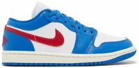 Nike Air Jordan 1 Low Sport Blue Gym Red (W)
