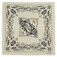 Large Bandana Hachiko Inuit Oats White