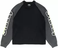 Stussy Two Tone Raglan Sweater Black