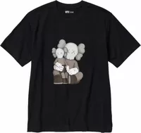KAWS x Uniqlo UT Short Sleeve Graphic T-shirt Black