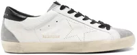 Super-Star Light Beige Leather Perforated Logo