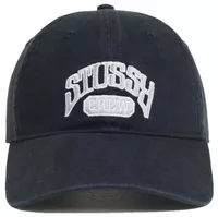 Stussy Crew Cap Black