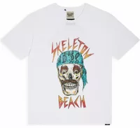 Skeleton Beach Tee Clean White
