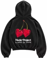 Juicy Cherry Hoodie Black