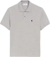 Ami Paris Ami De Coeur Polo Shirt Grey