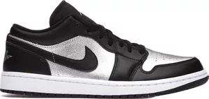 Nike Air Jordan 1 Low SE Black Metallic Silver (W)
