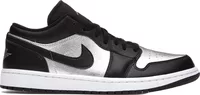 Nike Air Jordan 1 Low SE Black Metallic Silver (W)