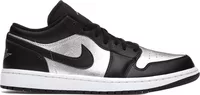 Nike Air Jordan 1 Low SE Black Metallic Silver (W)