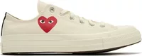 Converse Chuck Taylor All Star 70 Ox Comme des Garcons PLAY Single Heart Milk