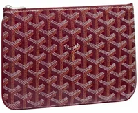 Goyard Sénat PM Pouch Burgundy